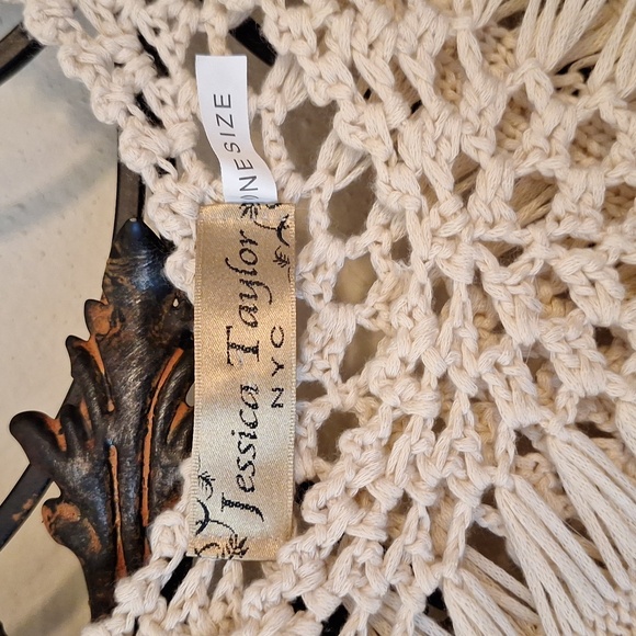 Jessica Taylor Tie-Dye Crochet Top/Swim Cover. Great Condition Size OS fits most - Picture 7 of 11